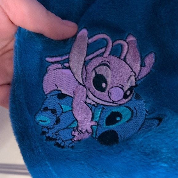 Disney Blue Stitch Pajama Shorts - Picture 5 of 7